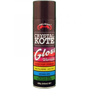 Crystal Kote Gloss Varnish Spray 400g