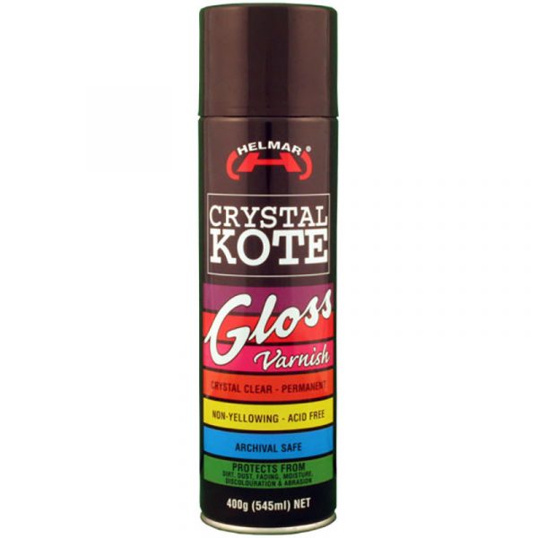 Crystal Kote Gloss Varnish Spray 400g