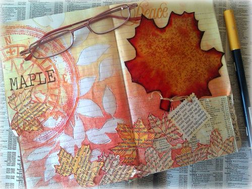 Mandy collins helmar art journal
