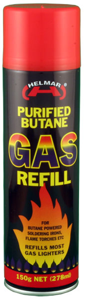 Helmar Butane Gas Refill 150g 3 Butane gas refill 150g